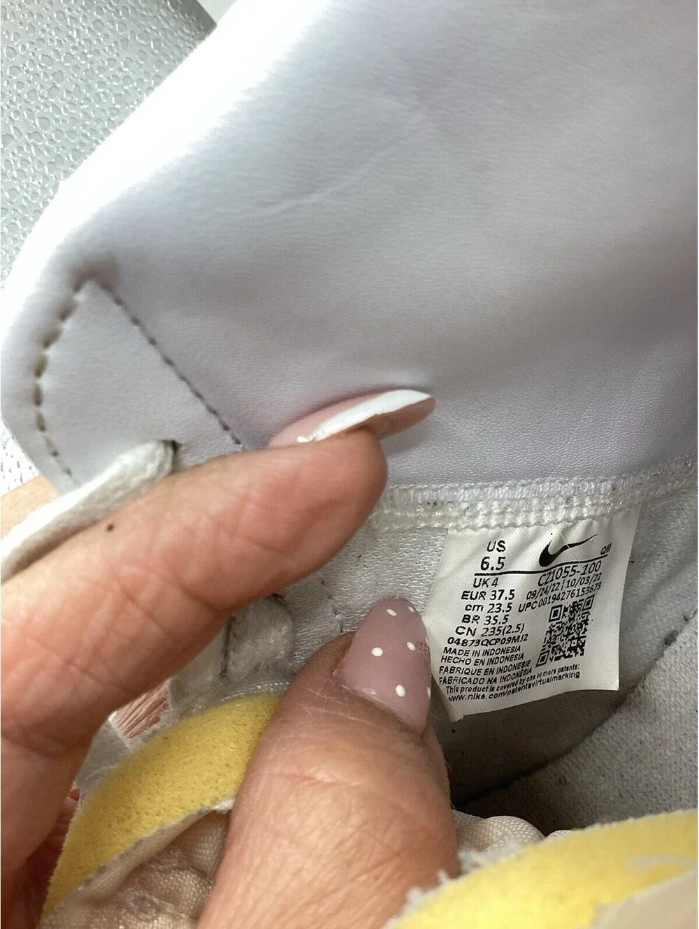 Size 6.5 - Nike Blazer Mid 77 Vintage White Black 2019